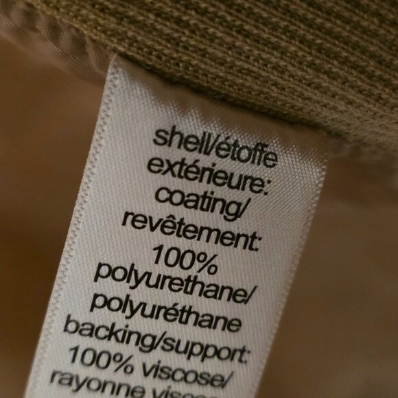 Maurices Tan Stretchy Leather-like Bomber Jacket - Medium NWT - EXCELLENT! - Picture 4 of 5